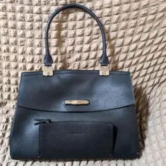 LONGCHAMP ブラック　ワンハンドルバッグ