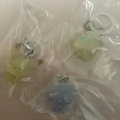 ポケピース めじるしガチャマスコット ニャスパー ピカチュウ モクロー