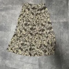 花柄フレアロングスカート 00's vintage アーカイブ グランジ y2k