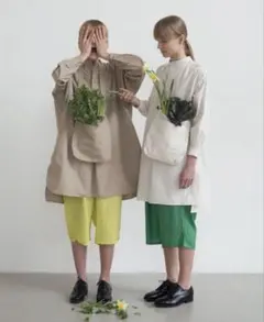 【美品】ほぼ日 YAECA スモックドレス コットン ワンピース 完売品