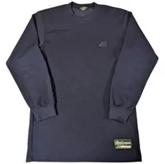 ミズノ　ビューリーグ 野球 長袖 アンダーシャツ インナーシャツ　M ネイビー