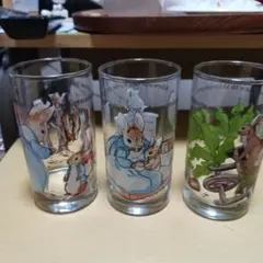 ピーターラビット グラス 3個セット