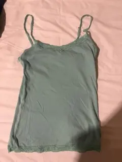 brandy melville ミントグリーン　レース　キャミソールのサムネイル