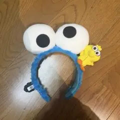 クッキーモンスター カチューシャ イエローバード付き
