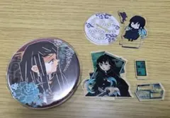 鬼滅の刃 時透無一郎 缶バッジ アクリルスタンドセット