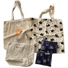 エコバッグ　トートバッグ　5点　まとめ売り