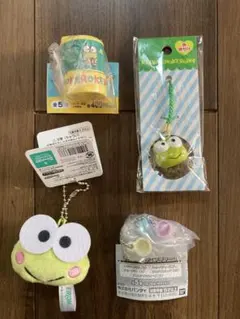 けろけろけろっぴ　コインシリンダー　鈴　フェイスマスコット　ミニチュアチャーム