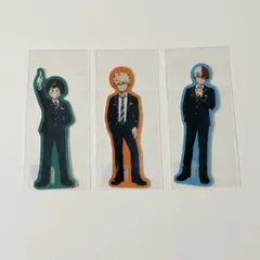 ヒロアカ　緑谷出久　爆豪勝己　轟焦凍 静岡鉄道コラボ ダイカットステッカー　3枚