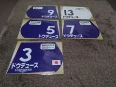 競馬 ドウデュース ミニゼッケン 5枚セット 2026年最新】ドウデュース ミニゼッケンの人気アイテム - メルカリ