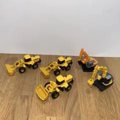 建設車両ミニカー5台セット