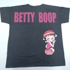 新品タグ付き　チャコール　バックロゴ　ベティちゃん　スーパービッグTシャツM〜L