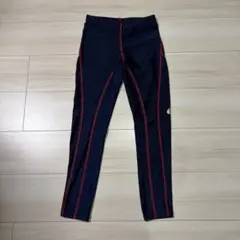 asics アシックス インナータイツ 陸上タイツ M 紺/赤のサムネイル