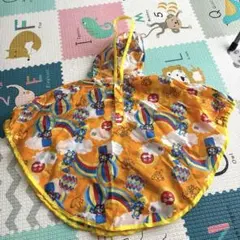 ベビーレインコート 90サイズ 動物柄　ビッツ　レインコート　カッパ