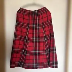 TSUMORI CHISATO　スカート タータンチェック レッドのサムネイル
