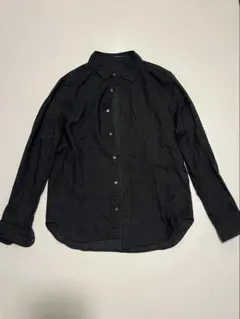 RALPH LAUREN】00sエポレット付きミリタリー系リネンシャツ - メルカリ