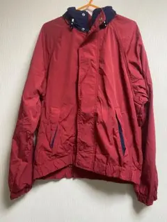 TOMMY HILFIGER 赤 ナイロンジャケット 取り外し可能フード