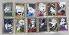 僕のヒーローアカデミア　原画展　箔押しクリアカード12枚セット