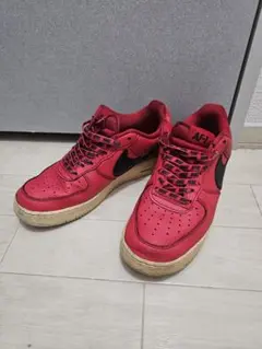 NIKE Air Force 1 AF1 レッド ブラック 27cmのサムネイル