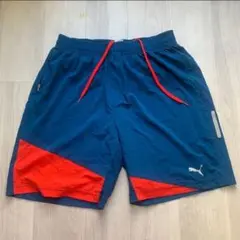 【美品】PUMA プーマ　ランニング　パンツ インナー付き　L 陸上のサムネイル