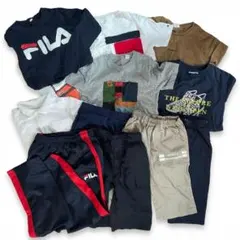 [中古/子供服まとめ売り] 130-150/春夏用 12着セット