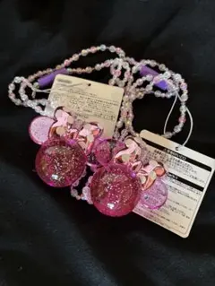 ディズニー ミニー 光る おもちゃ ペンダント ピンク ネックレス パルパルーザ