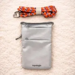 未使用　topologie トポロジー　ミニショルダーバッグ　シルバー