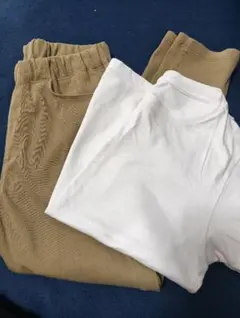 ★無印パンツ　UNIQLOTシャツ　120のサムネイル