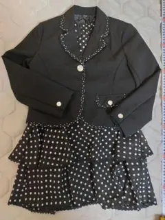 水玉模様 ジャケット ワンピース セット 120
