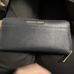 マイケルコース ネイビー 長財布