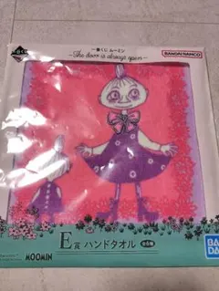 E賞 ハンドタオル ムーミン 一番くじ ミムラねえさん the door is