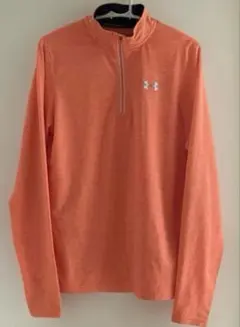 Under Armour ハーフジップ 長袖 トレーニングウェア オレンジ S