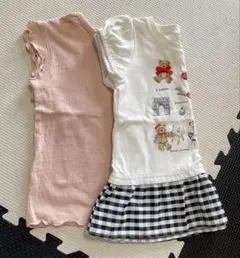 2枚セット まとめ売り ベビー 子供服 95cm 半袖