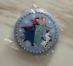 ディズニー刺繍缶バッジ アナと雪の女王