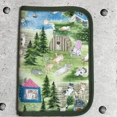 ❣️ユキエモン❣️イイとこ取り❣️サウナフロック❣️グリーン❣️クッションマルチケース