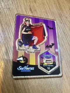 シーホース三河 西田公陽選手 ハロウィンアクリルスタンド