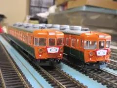 クハ153 0番台（国鉄 急行形153系）先頭車2両セット （金属・エンドウ製のサムネイル