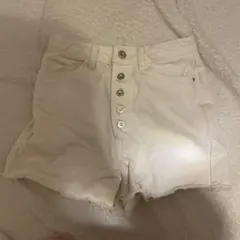 ZARA ホワイト ショートパンツ EUR 32