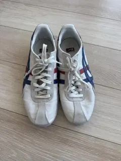 Onitsuka Tiger スニーカー MOAL77 NM ホワイト×ベージュ - メルカリ