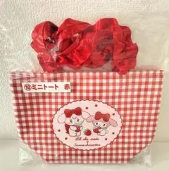 Lil ala mode✕サンリオキャラクターズ　当りくじ⑩　ミニトート　赤