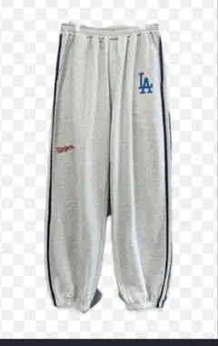MLB Los Angeles Dodgers スウェットパンツ グレー
