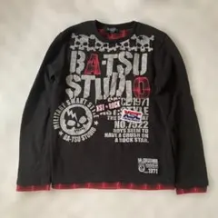 BATSUSU STUDIO ロックスタイル 長袖カットソー 150cm