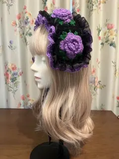 ヘッドドレス ハンドメイド ゴスロリ