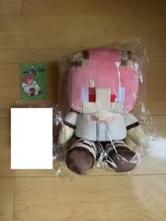 Minecraft【カラフルピーチ】マイクラ　えとさん　ぬいぐるみ　キーホルダー Minecraft【カラフルピーチ】マイクラ えとさん ぬいぐるみ