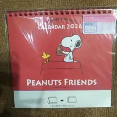 スヌーピー　PEANUTS 2026年カレンダー 卓上