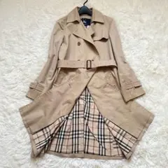 美品　バーバリー　トレンチコート　ベージュ　ライナー　ノバチェック　ベルト