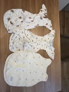 ベビー服3枚セット スワドル　スリーパー