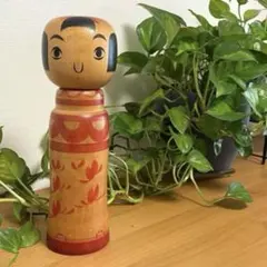 あつみこけし 阿部進矢 伝統こけし コケシ 郷土玩具 木地玩具 置物