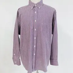 極美品 CHAPS ラルフローレン 長袖 ストライプ ストライプ シャツ