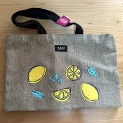 KALDI レモン柄 トートバッグ