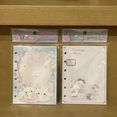 シール台紙　2個セット(ボンドロ、おはじき等付き)